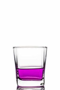 A glass of purple drank