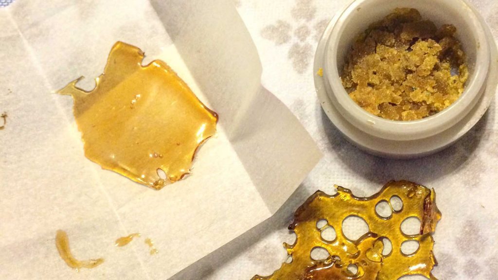 image of different types of cannabis concentrate
