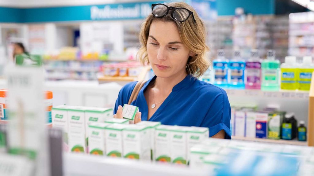 woman at the pharmacy